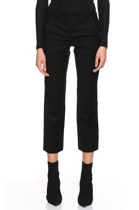 شلوار مشکی زنانه پارچه Ltd Jeans - کد 34377675