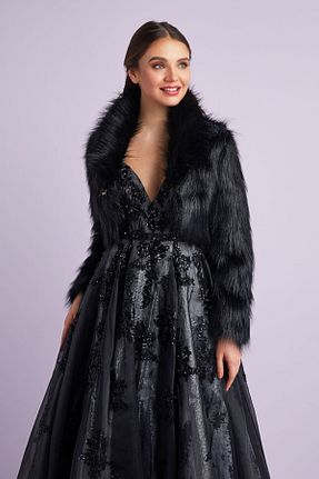 کت مشکی زنانه Bolero Oleg Cassini - کد 34586293