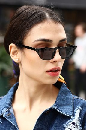 عینک آفتابی مشکی زنانه UV400 Babafiyatlar - کد 226058031