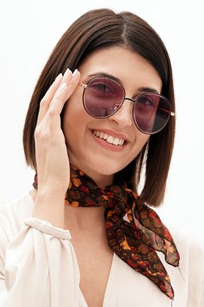عینک آفتابی طوسی زنانه UV400 Babafiyatlar - کد 258254131