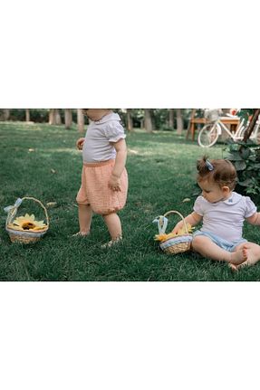 شلوارک و برمودا صورتی بچه گانه رگولار l l louIou baby gifts - کد 749192136