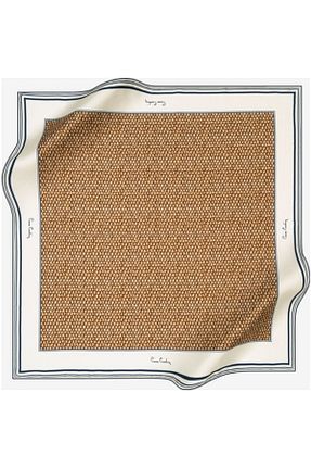 روسری طلائی 90 x 90 Pierre Cardin - کد 749665860