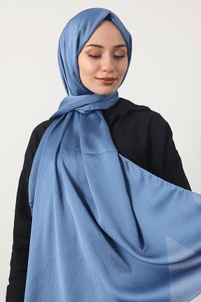 دستمال گردن آبی زنانه giz astore - کد 750089325