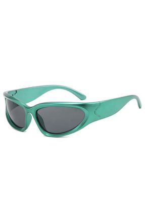 عینک آفتابی سبز زنانه 65 UV400 آینه ای کد 743411617