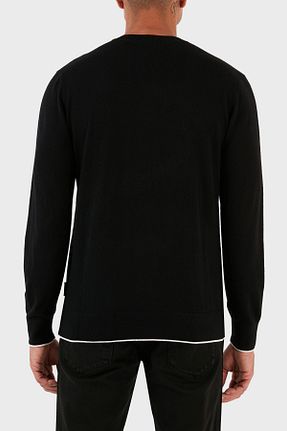 پلیور مشکی مردانه ساده Armani Exchange - کد 750335955