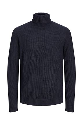 پلیور سرمه ای مردانه ساده Jack & Jones - کد 750396175