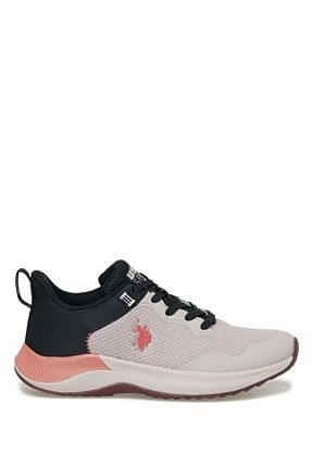 کفش اسنیکر صورتی زنانه بند دار U.S. Polo Assn. - کد 750223211