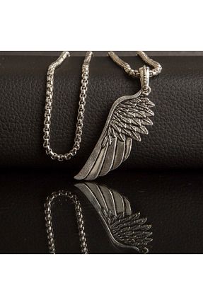 گردنبند جواهر زنانه استیل ضد زنگ Kargış Dergi - کد 57139543