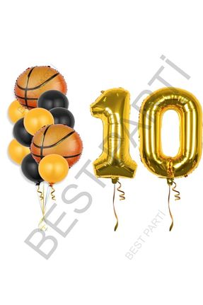 بادکنک طلائی BEST PARTİ DOĞUM GÜNÜ PARTİ SÜSLERİ - کد 750828524
