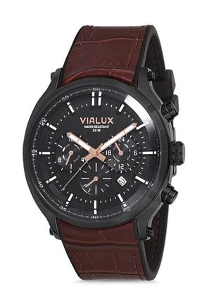 ساعت مچی سفید مردانه استل (فولاد) Vialux - کد 35539341