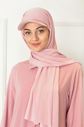 کلاه شنای حجاب صورتی زنانه nuray taş - کد 750090963