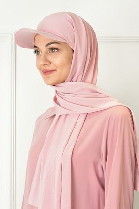 کلاه شنای حجاب صورتی زنانه nuray taş - کد 750090963
