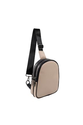 کیف دوشی قهوه ای زنانه چرم مصنوعی Gio Mi - کد 750098350