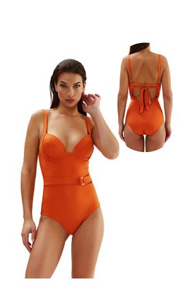 مایو نارنجی زنانه %100 پنبه Eros - کد 750327946
