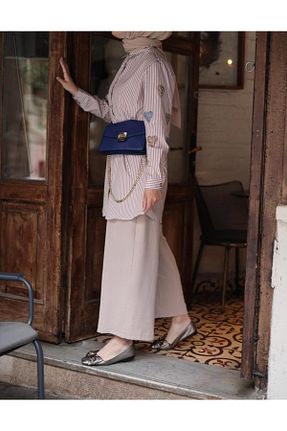 شلوار حجاب قهوه ای زنانه جین ESRA KEKÜLLÜOĞLU - کد 318870992