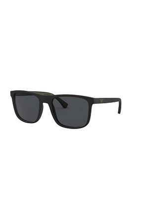 عینک آفتابی مشکی مردانه پلاریزه Emporio Armani - کد 750768514
