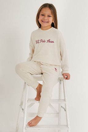ست بالاتنه و پائین تنه بژ بچه گانه بافتنی U.S. Polo Assn. - کد 750772841
