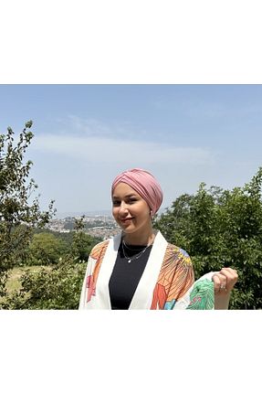 روسری صورتی پنبه ای PEMİRA - کد 750792898