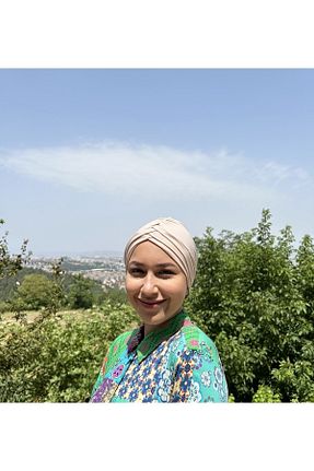 روسری بژ پنبه ای PEMİRA - کد 750853464