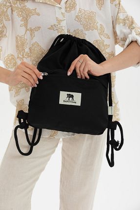 کوله پشتی مشکی زنانه سایز متوسط ELEPHANT ÇANTA - کد 750021570