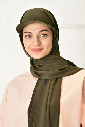 کلاه شنای حجاب خاکی زنانه nuray taş - کد 750090692