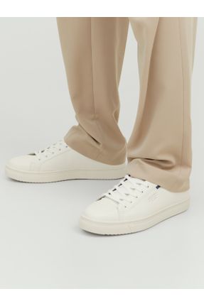 کفش کژوال سفید مردانه پلی اورتان پاشنه کوتاه ( 4 - 1 cm ) پاشنه ساده کد 750280790