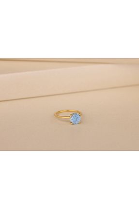 انگشتر نقره آبی زنانه زیرکن Akgül Silver - کد 750347337