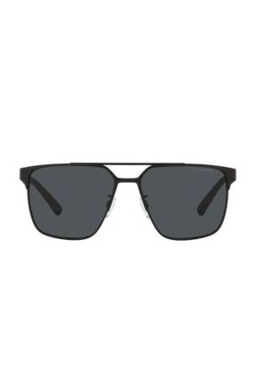 عینک آفتابی مشکی مردانه 58 UV400 فلزی مات کد 750378998