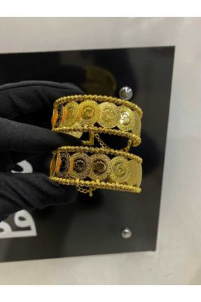 دستبند جواهر طلائی زنانه روکش طلا کد 750413496