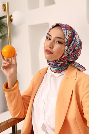 روسری سرمه ای %100 پنبه Silk Home - کد 750430846