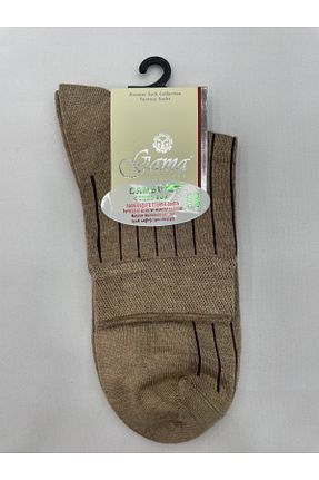 جوراب بژ مردانه بامبو Gama Çorap - کد 750786111