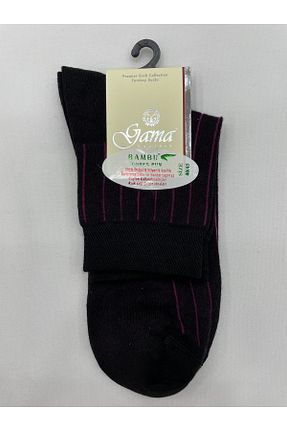 جوراب بنفش مردانه بامبو Gama Çorap - کد 750786112