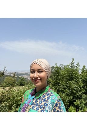 روسری بژ پنبه ای PEMİRA - کد 750853464