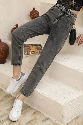 شلوار طوسی زنانه لیکرا TugsatTasarTekstil - کد 750741535