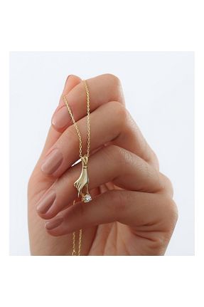 گردنبند نقره طلائی زنانه 925 عیار Şimal Silver - کد 669843905
