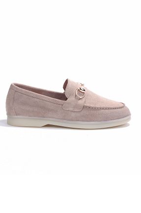 کفش لوفر بژ زنانه جیر BELİSİA - کد 670824332