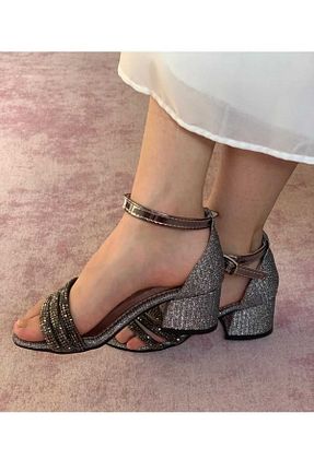 صندل طلائی بچه گانه پاشنه ضخیم Türkmen Shoes - کد 752553933