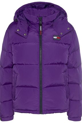 کاپشن بنفش زنانه رگولار Tommy Jeans - کد 751956473