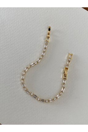 دستبند استیل (فولاد) طلائی زنانه استیل (فولاد) Owentis - کد 752392289