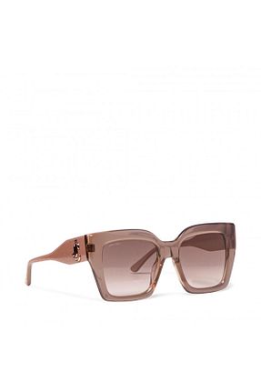 عینک آفتابی قهوه ای زنانه UV400 Jimmy Choo - کد 752635393