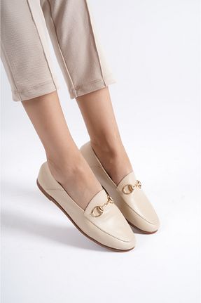 بابت بژ زنانه چرم خالص Deripabuc - کد 750841266