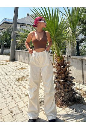 شلوار بژ زنانه پارچه DEEFWEAR - کد 752726366