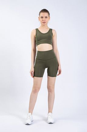 ساق شلواری اسپرت خاکی زنانه بافت The Step Sports - کد 286946640