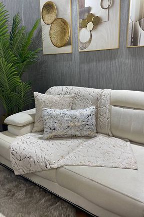 کاور مبل طلائی مخملی Paris Life - کد 752810185