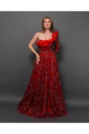 لباس قرمز زنانه بافتنی کد 752841799