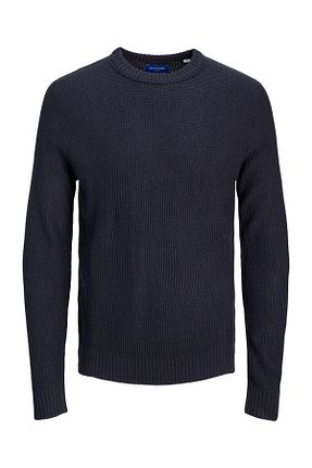 پلیور سرمه ای مردانه ساده Jack & Jones - کد 752864402