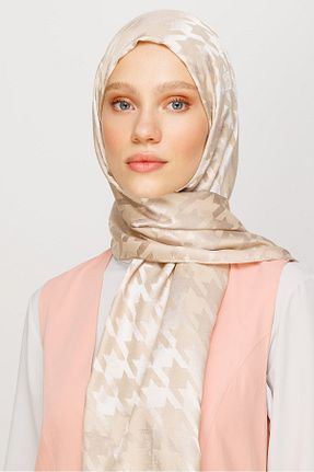 شال بژ زنانه پنبه پلی استر Mooncorn - کد 751206084