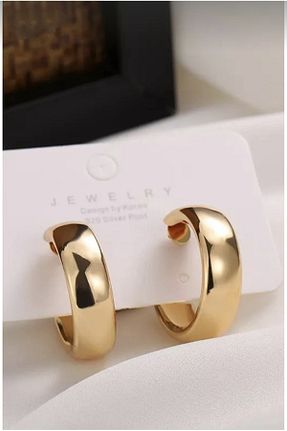 گوشواره جواهر طلائی برنجی monalisatoka - کد 751297785