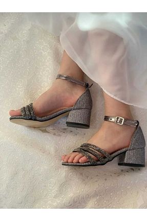 صندل طلائی بچه گانه پاشنه ضخیم Türkmen Shoes - کد 752553933