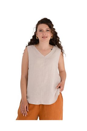 بلوز طوسی زنانه ساده ŞIK STİL - کد 752329987